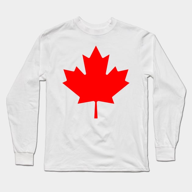 Maple leaf Long Sleeve T-Shirt by rheyes